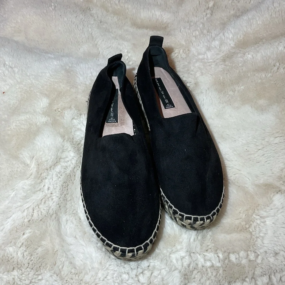 Steven by Steve Madden Pipah black espadrille